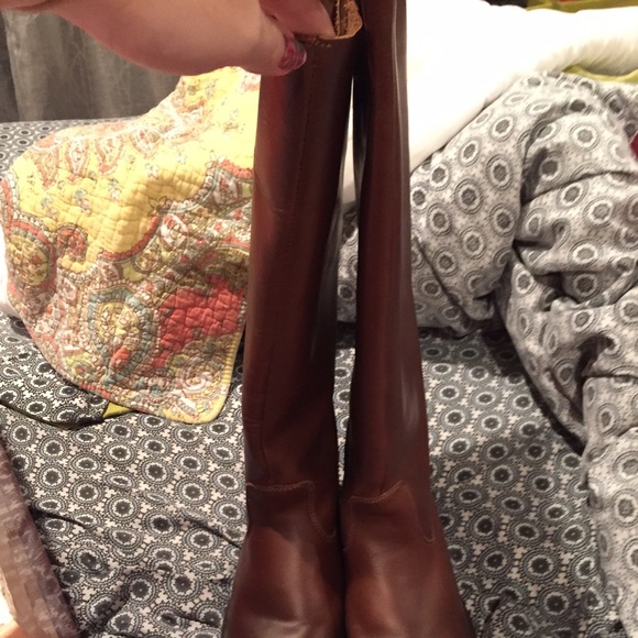 Tall brown boots