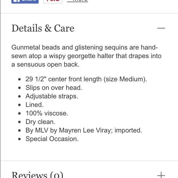 MLV beaded dress - Picture 4 of 4