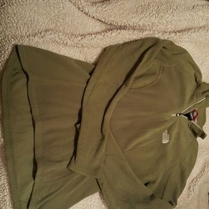 Olive green fleece Northface