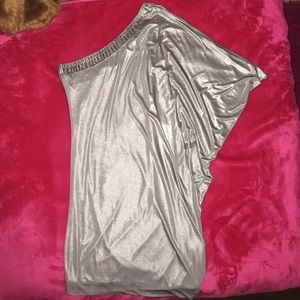 A Morgan and Co silver mini dress!