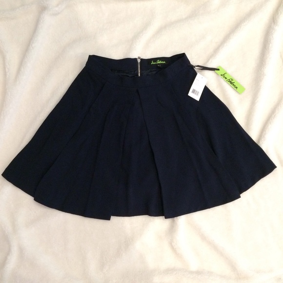 🎊HP🎊Sam Edelman navy blue pleated skirt - Picture 3 of 4