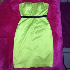 Neon green Jessica Simpson midi dress!