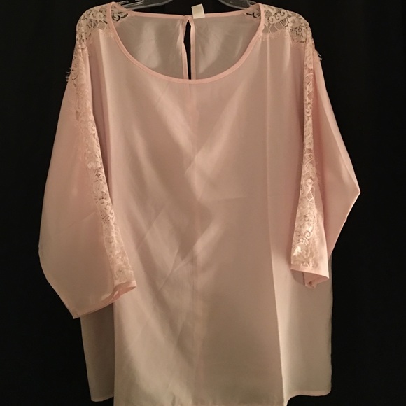 Old Navy Sheer light pink blouse