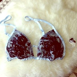 Victoria Secret black lace bralette