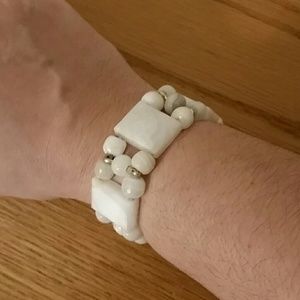 White Marble Bracelet