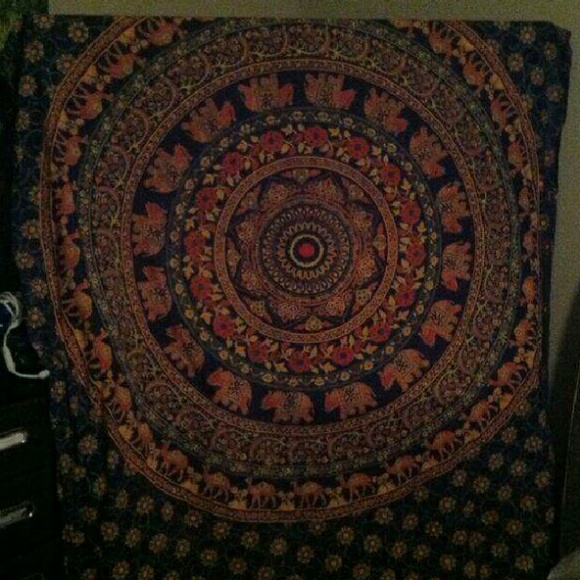 Mandala tapestry.