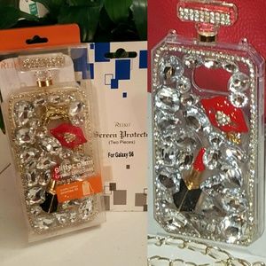 Crystal Bling Case w Screen Protector