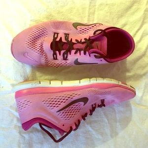 Pink Nike Running Shoes