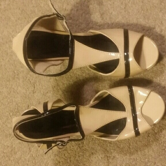 Black and Tan heels