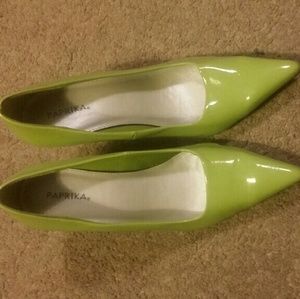 Green heels