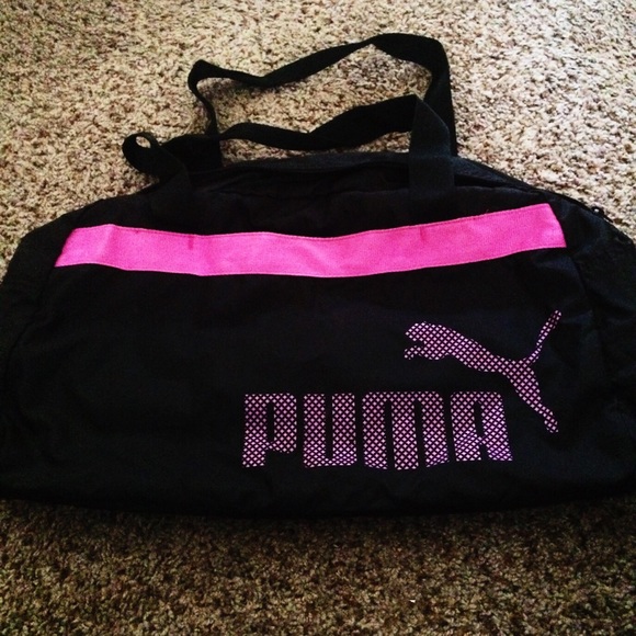 Black & Magenta Puma Bag