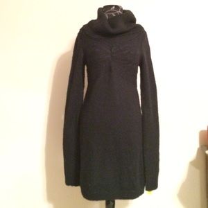 BCBG black knit dress sweater