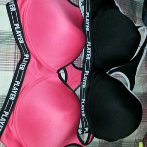 2 for 1 "PLAYER"sports bras