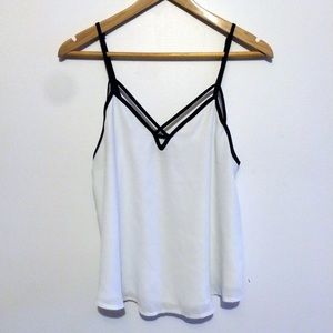 RARE Brandy Melville White Fianna Strappy Tank Top