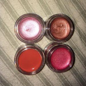set of tinted lip balms