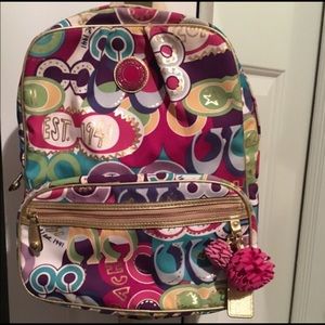 Coach poppy Bookbag