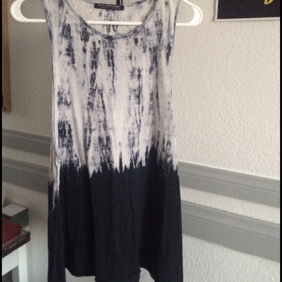 Rock Rose Classic Tops - Dip Dye Muscle Tank