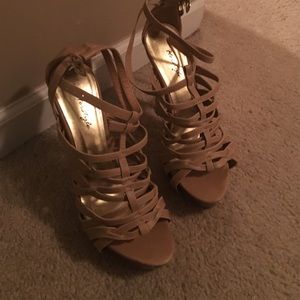 Strappy heels