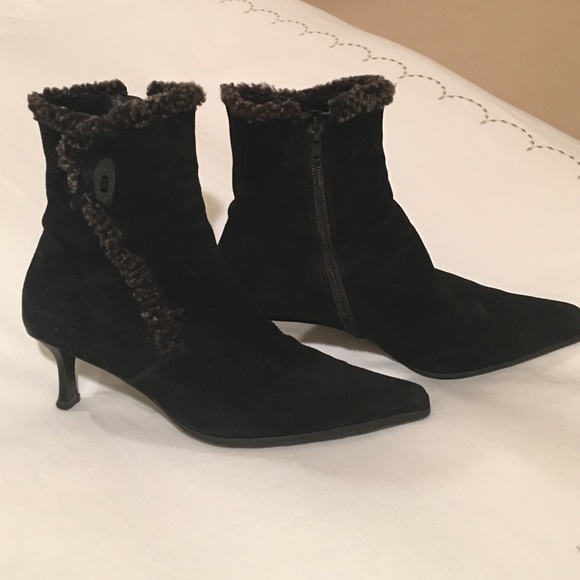 Stuart Weitzman suede ankle boots