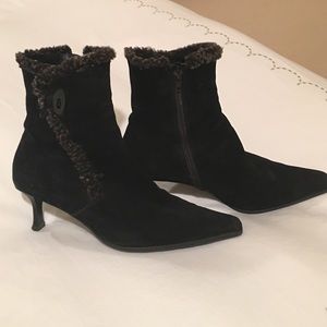 Stuart Weitzman suede ankle boots