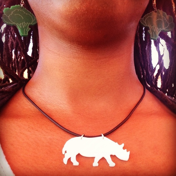 White Rhino Necklace