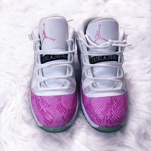 Snakeskin Jordan 11's