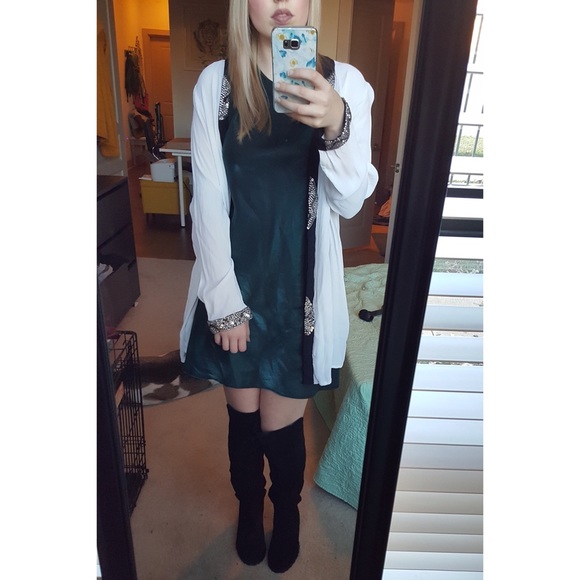 Vintage Iridescent Dress - Picture 2 of 4