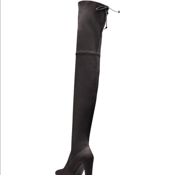 Stuart Weitzman Alllegs thigh high boot gray sz 38 - Picture 2 of 4