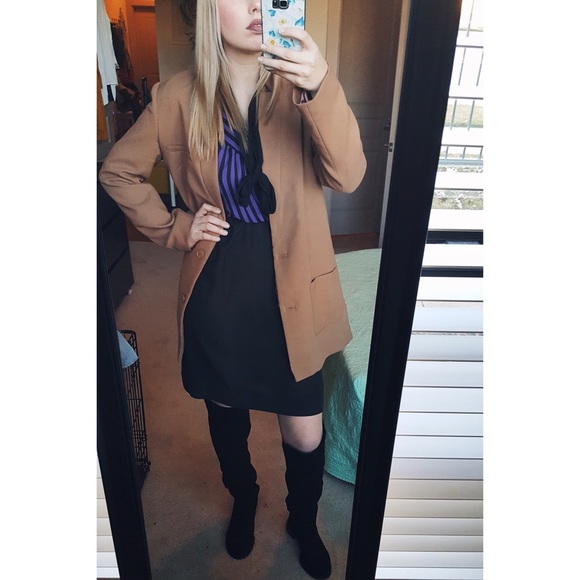 SALE Vintage Purple Stripe Dress - Picture 3 of 3