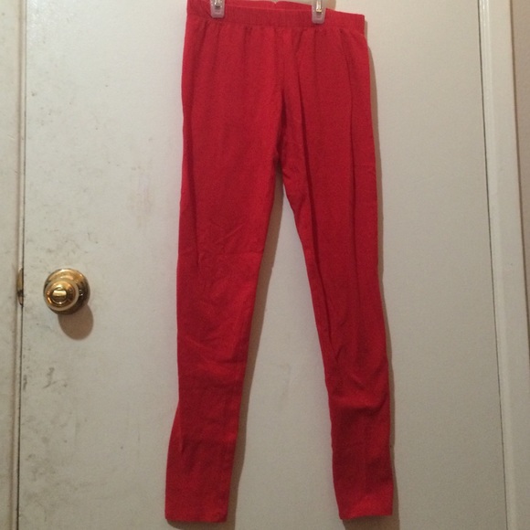 Red leggings!