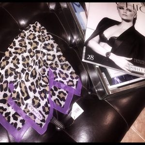 **SALE** 100% authentic silk Coach printed scarf