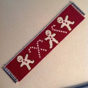 Gingerbread Man cuff by Viki's