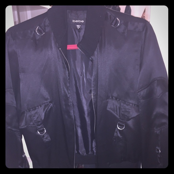 Black silky jacket