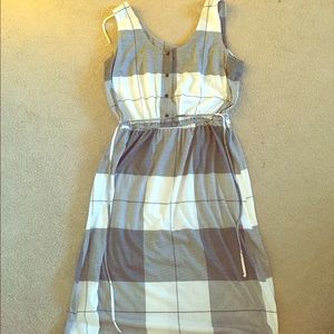 Vintage striped sleeveless dress size 16