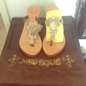 Mystique Boutique Lagos Tan Sandals