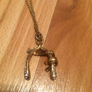 Juicy couture wish bone necklace
