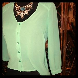Pins & Needles Turquoise high low top