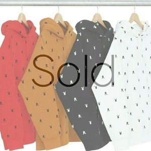 SOLD - Supreme x Playboy Red Hoodie