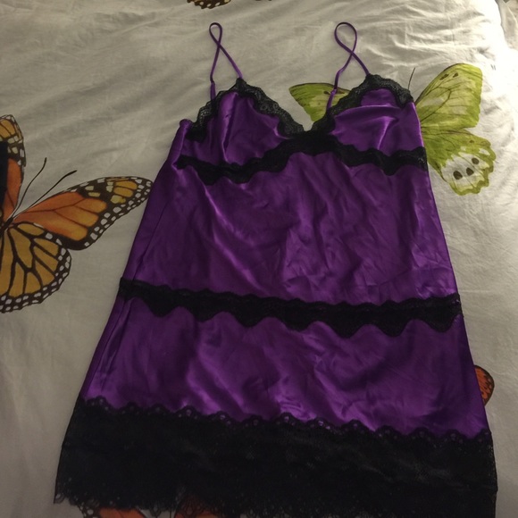Victoria's Secret purple and black size large
