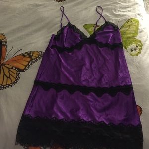 Victoria's Secret purple and black size large