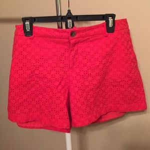 Bright Red Shorts