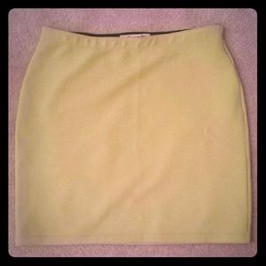 Neon Green Elastane Stretch Miniskirt