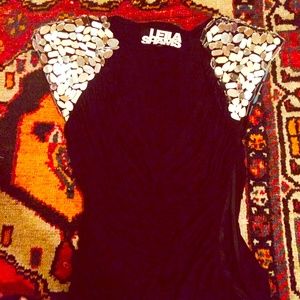 Leila Shams Black Mirror Dress