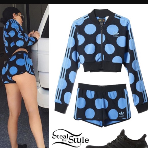 adidas pharrell Williams polka dot suit