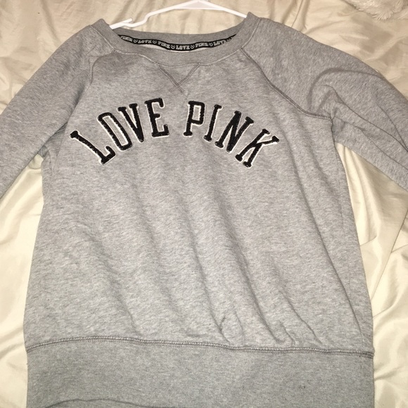 Victoria Secret Pink Crew Neck Sweater.