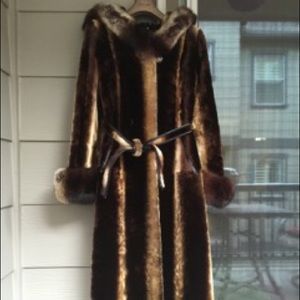 Fur winter coat