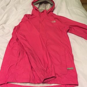 Kids XL ( women's XS) pink North Face raincoat