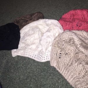 Knit beanies