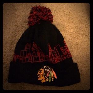 Brand new Blackhawks beanie
