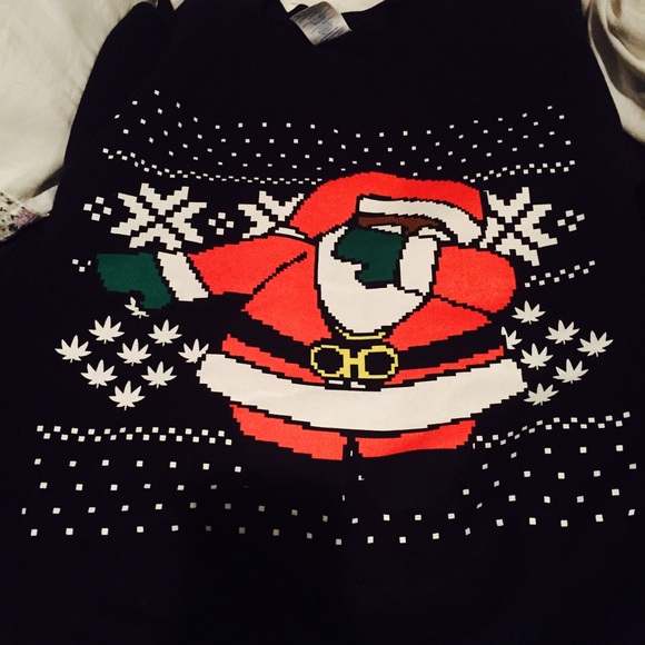 dabbing santa sweater
